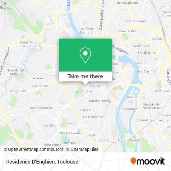 Résidence D'Enghien map