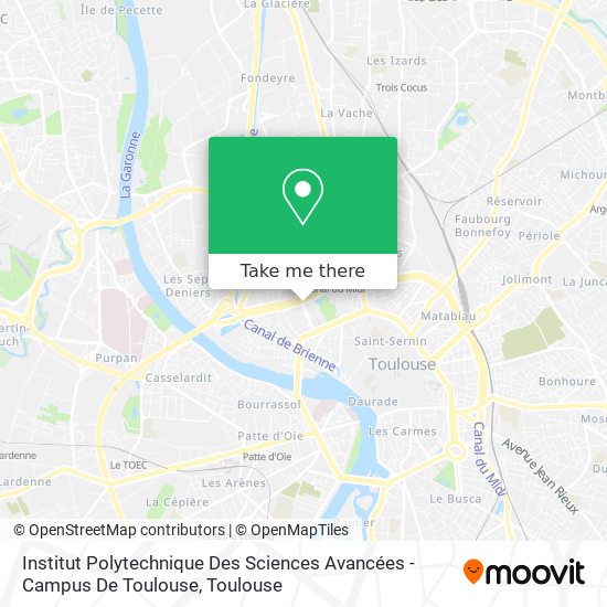 Institut Polytechnique Des Sciences Avancées - Campus De Toulouse map