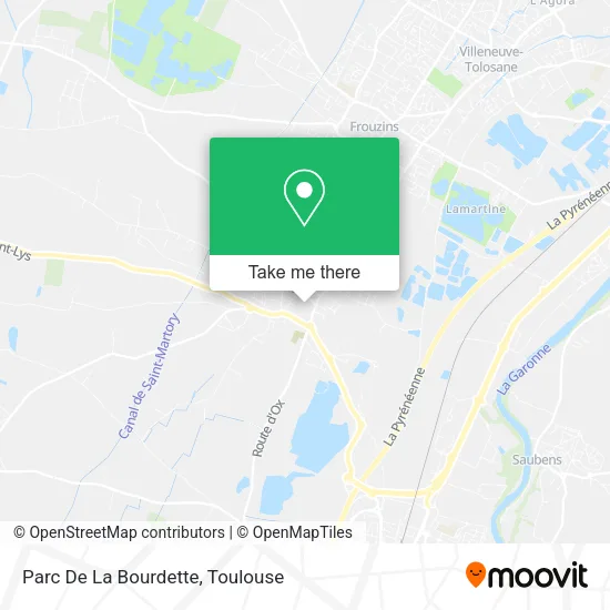 Parc De La Bourdette map