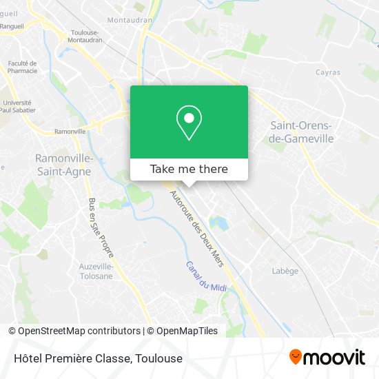 Hôtel Première Classe map