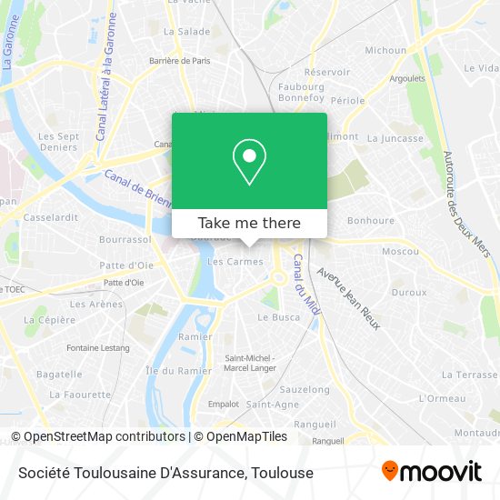 Mapa Société Toulousaine D'Assurance