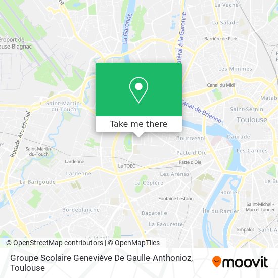 Mapa Groupe Scolaire Geneviève De Gaulle-Anthonioz