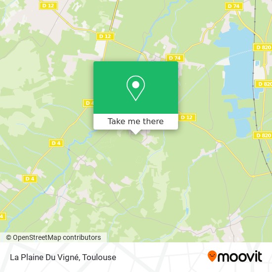 La Plaine Du Vigné map