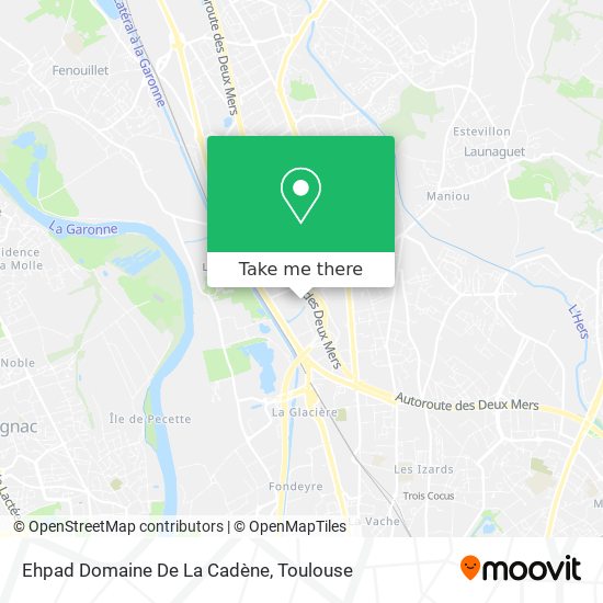 Ehpad Domaine De La Cadène map