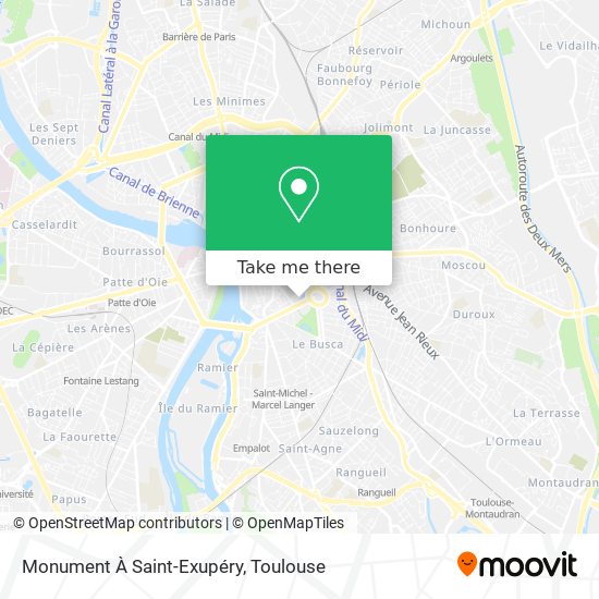 Monument À Saint-Exupéry map
