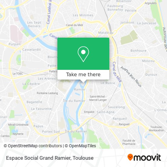 Espace Social Grand Ramier map