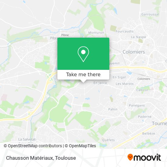 Chausson Matériaux map