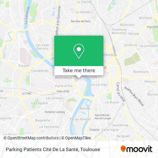 Mapa Parking Patients Cité De La Santé