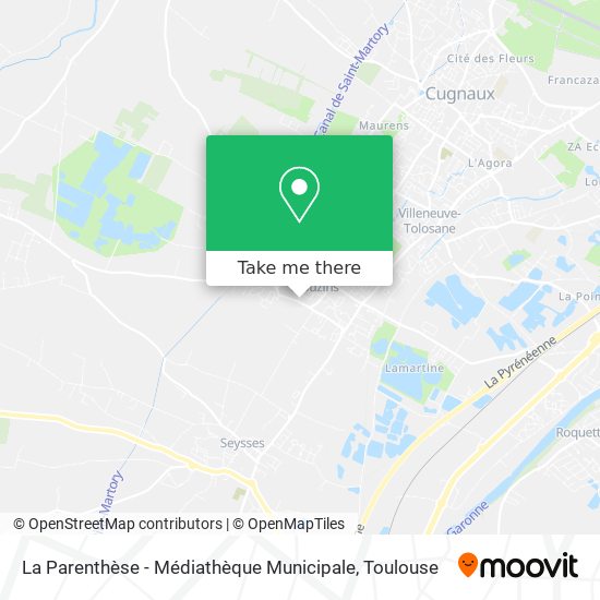 La Parenthèse - Médiathèque Municipale map