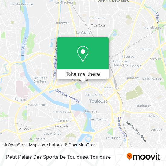 Petit Palais Des Sports De Toulouse map