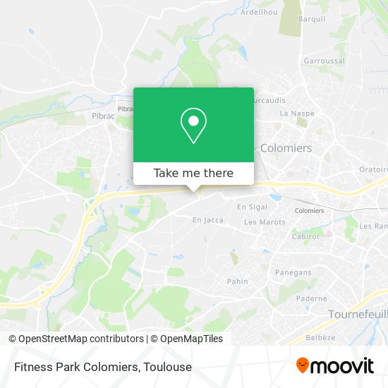 Fitness Park Colomiers map