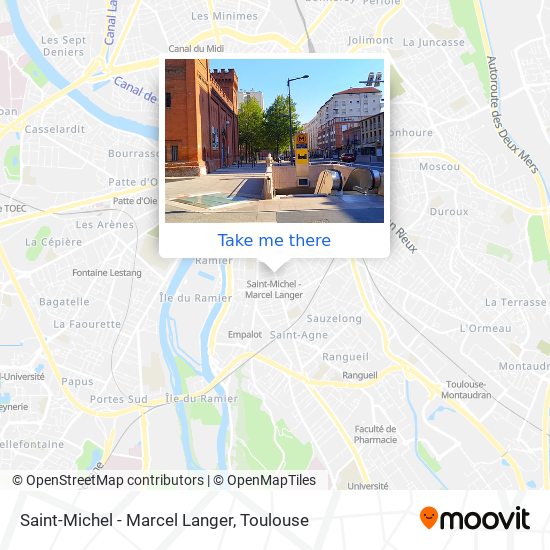 Saint-Michel - Marcel Langer map