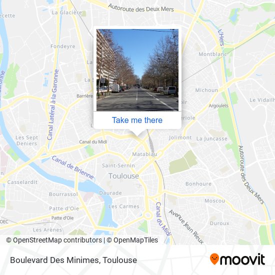 Boulevard Des Minimes map