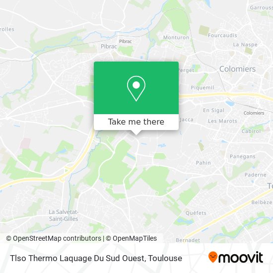 Tlso Thermo Laquage Du Sud Ouest map