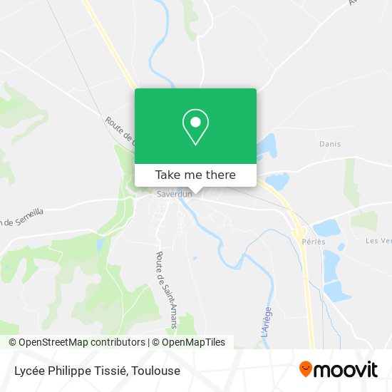 Lycée Philippe Tissié map