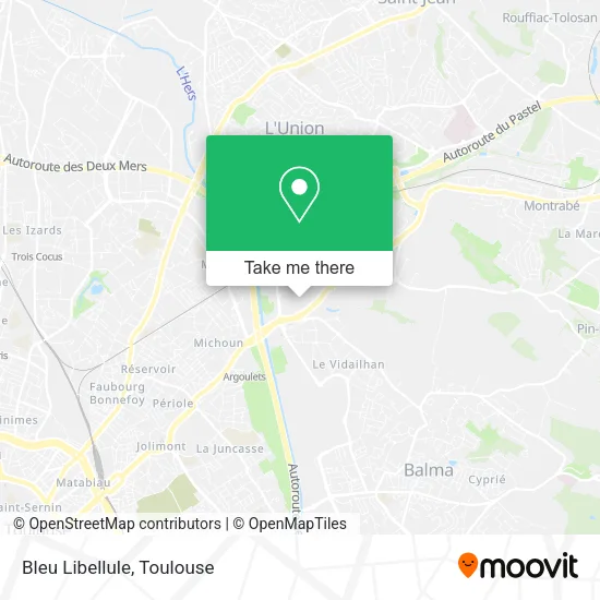Bleu Libellule map