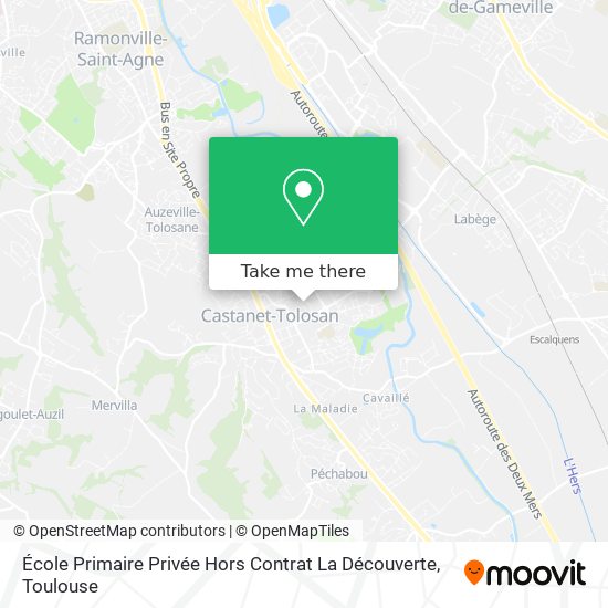 École Primaire Privée Hors Contrat La Découverte map