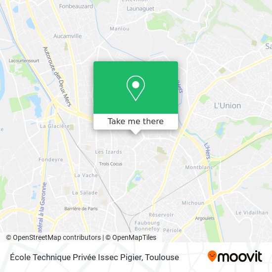 École Technique Privée Issec Pigier map