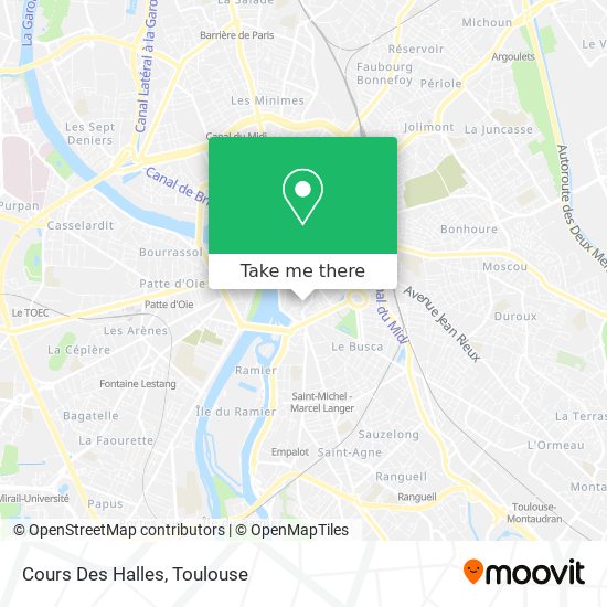 Mapa Cours Des Halles