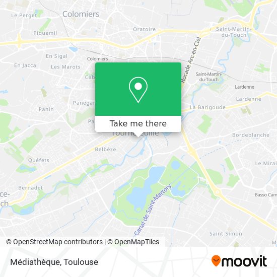Médiathèque map