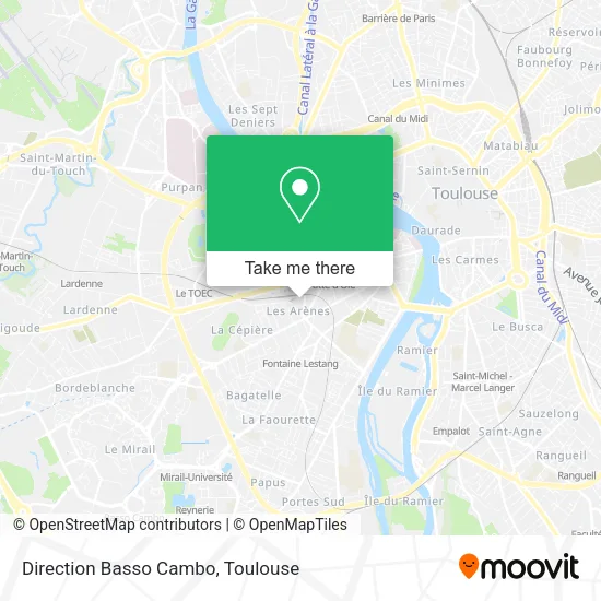 Direction Basso Cambo map