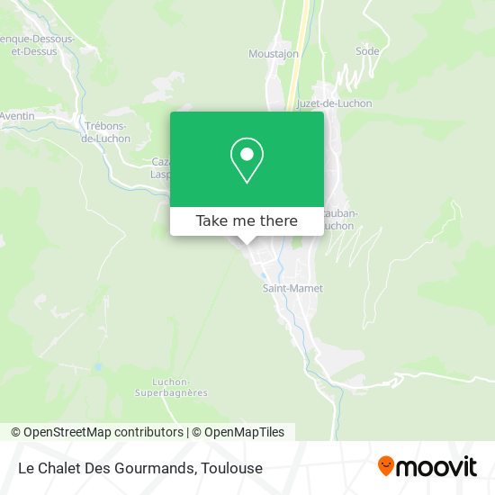 Mapa Le Chalet Des Gourmands