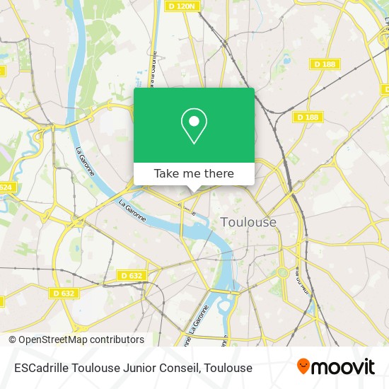 ESCadrille Toulouse Junior Conseil map