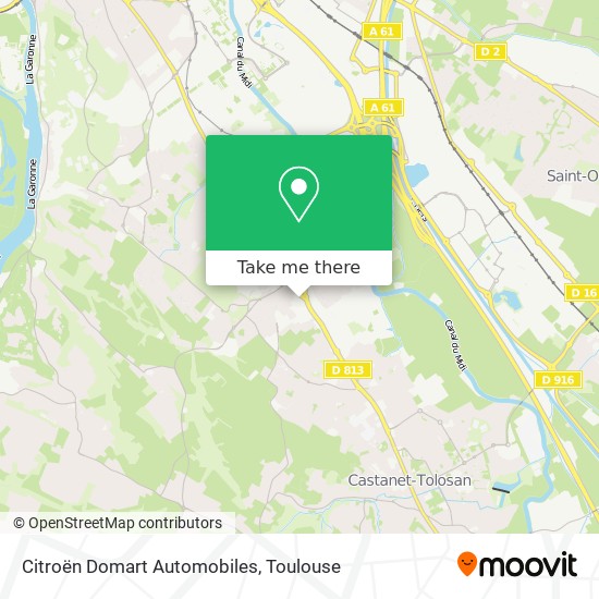 Citroën Domart Automobiles map