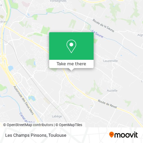 Les Champs Pinsons map