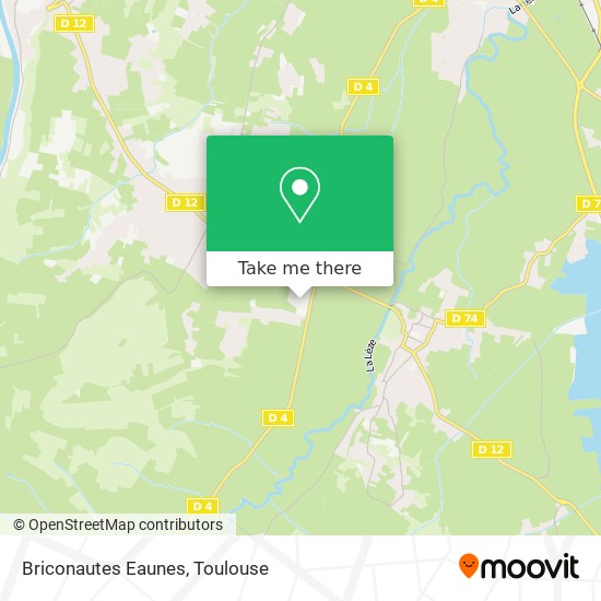 Briconautes Eaunes map