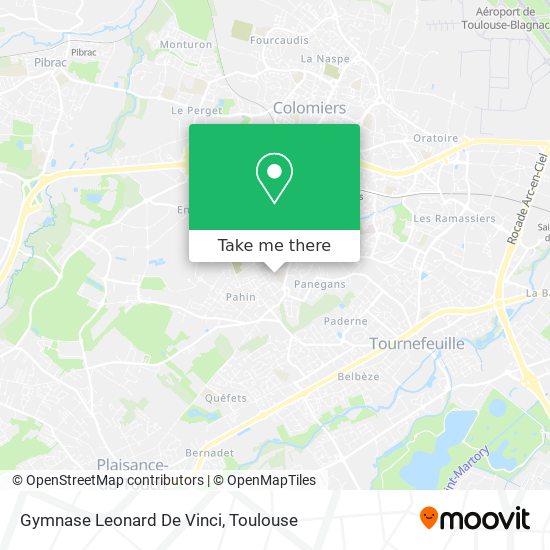 Gymnase Leonard De Vinci map