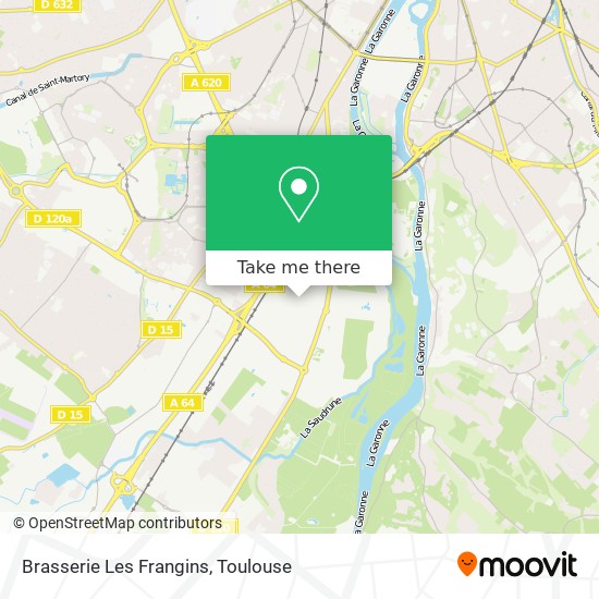 Mapa Brasserie Les Frangins