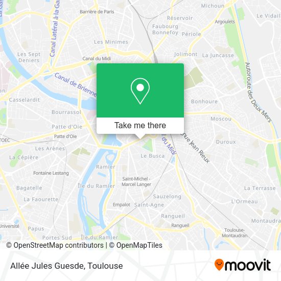 Allée Jules Guesde map