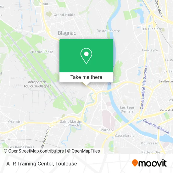 ATR Training Center map