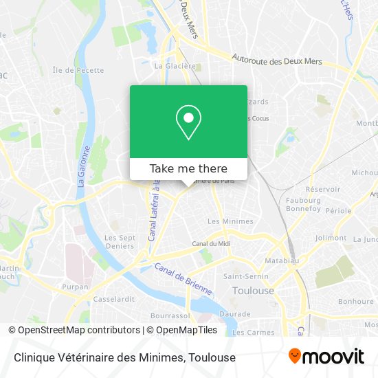 Clinique Vétérinaire des Minimes map