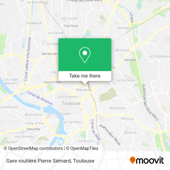 Gare routière Pierre Sémard map