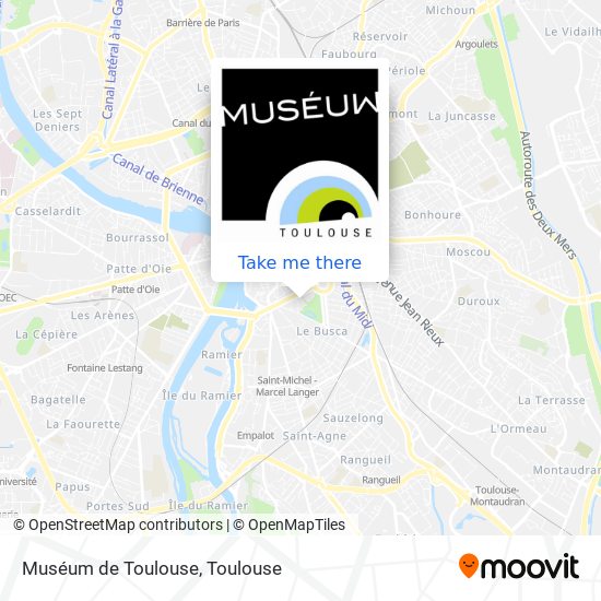 Muséum de Toulouse map