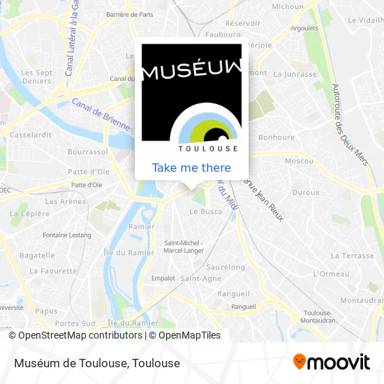 Muséum de Toulouse map