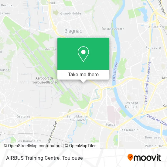 AIRBUS Training Centre map