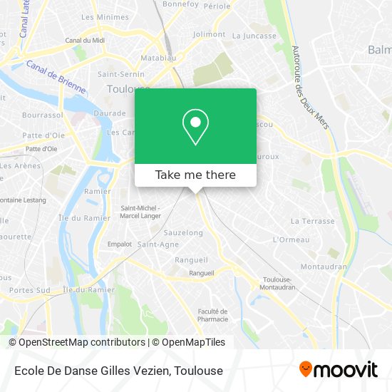 Ecole De Danse Gilles Vezien map