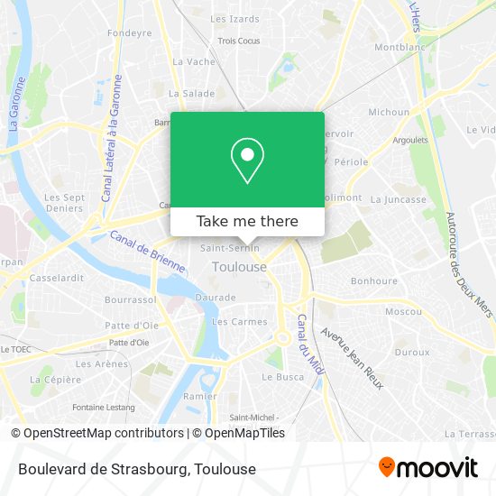 Mapa Boulevard de Strasbourg