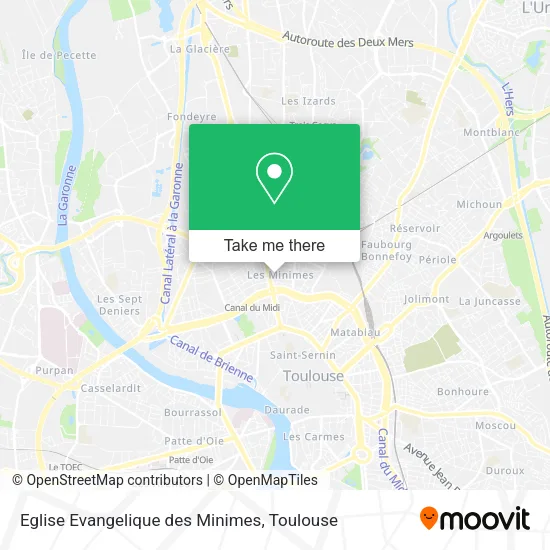 Eglise Evangelique des Minimes map