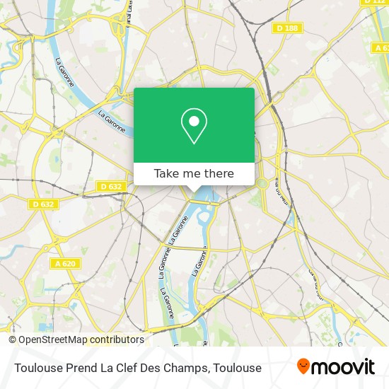 Toulouse Prend La Clef Des Champs map