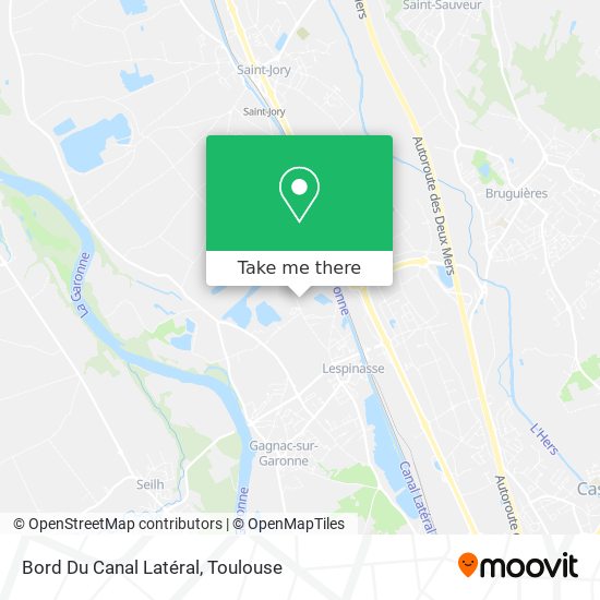 Bord Du Canal Latéral map