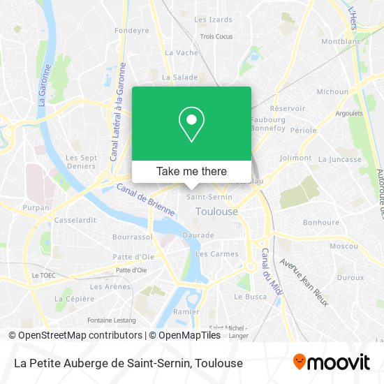 La Petite Auberge de Saint-Sernin map