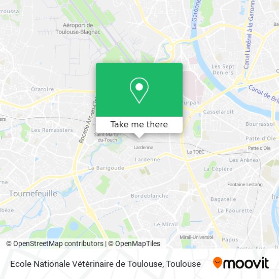 Ecole Nationale Vétérinaire de Toulouse map