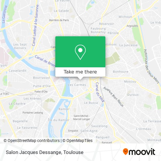 Salon Jacques Dessange map