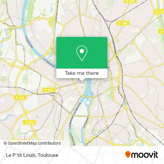Mapa Le P´tit Louis