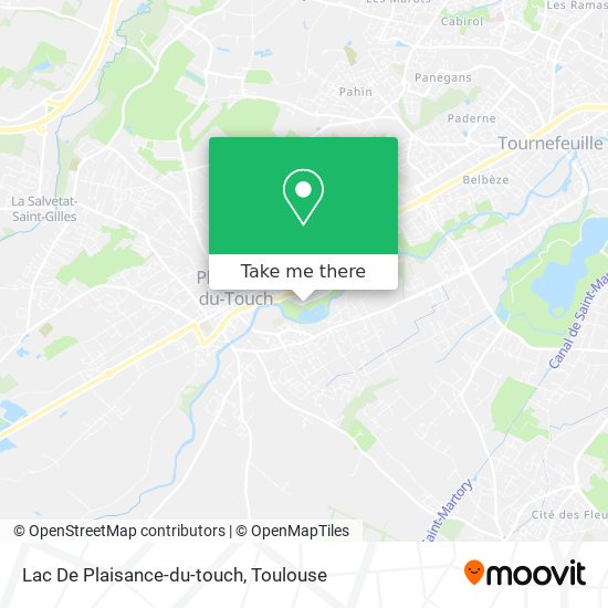Lac De Plaisance-du-touch map