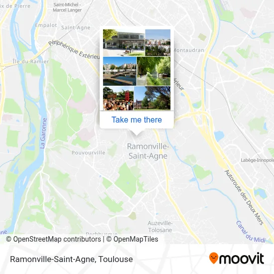Ramonville-Saint-Agne map